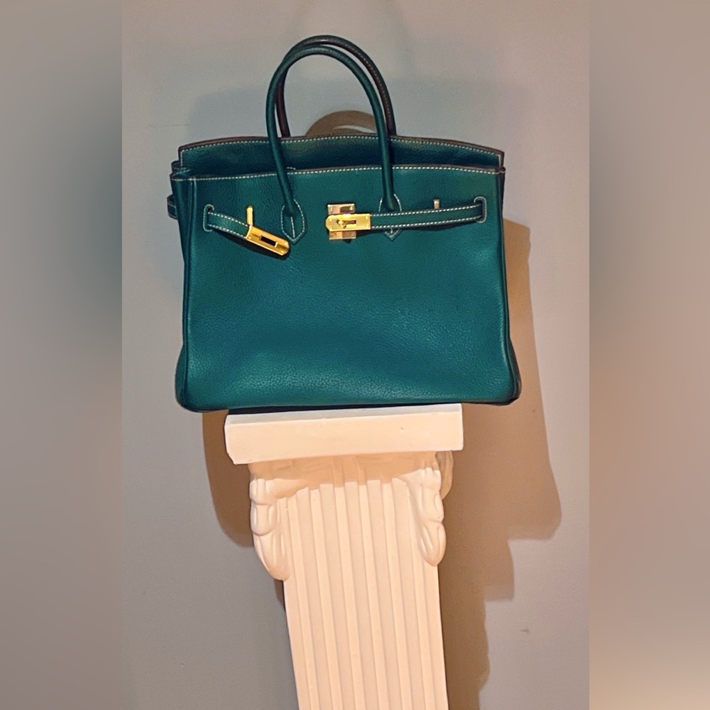 Leather Laundry Fashion Tote Top Handle Bag